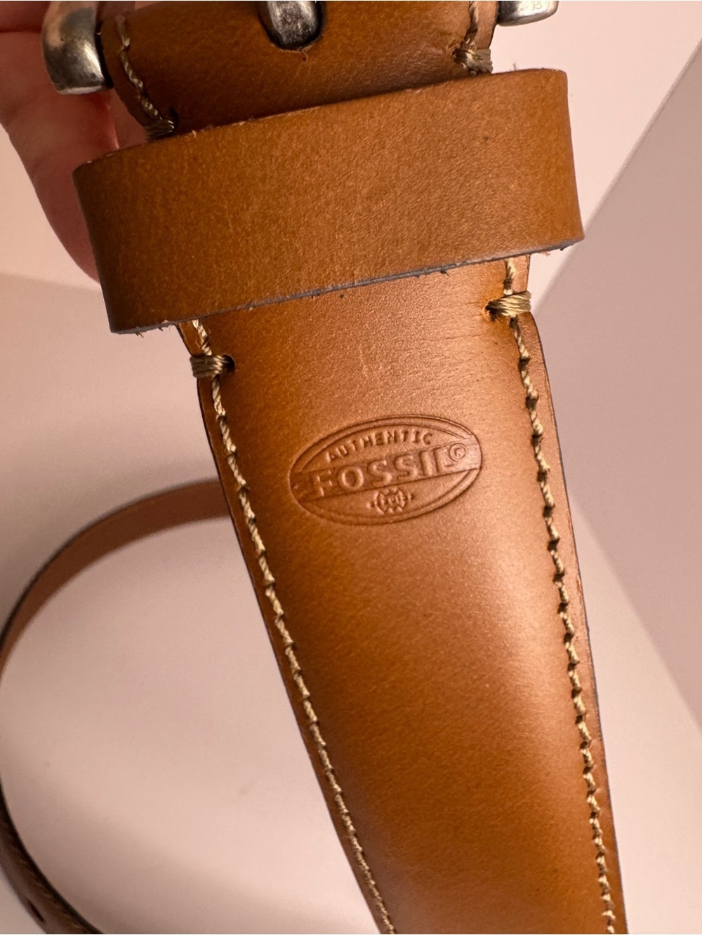 Fossil Aiden Leather Belt Size 85/34 - Picture 8 of 9